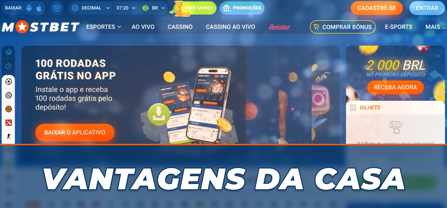 características da plataforma do Mostbet Casino